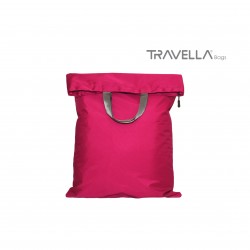 Hot Pink travel luggage & home organising packing cubes and a Jumbo/laundry bag