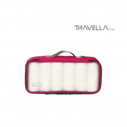 Hot Pink travel luggage & home organising packing cubes and a Jumbo/laundry bag