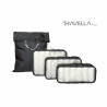 Charcoal travel luggage & home organising packing cubes and a Jumbo/laundry bag
